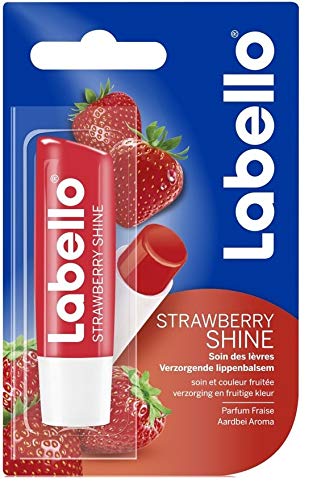 Preisvergleich Produktbild 6er Pack - Labello Lipcare / Lippenpflegestift - Strawberry Shine - 4,8 g
