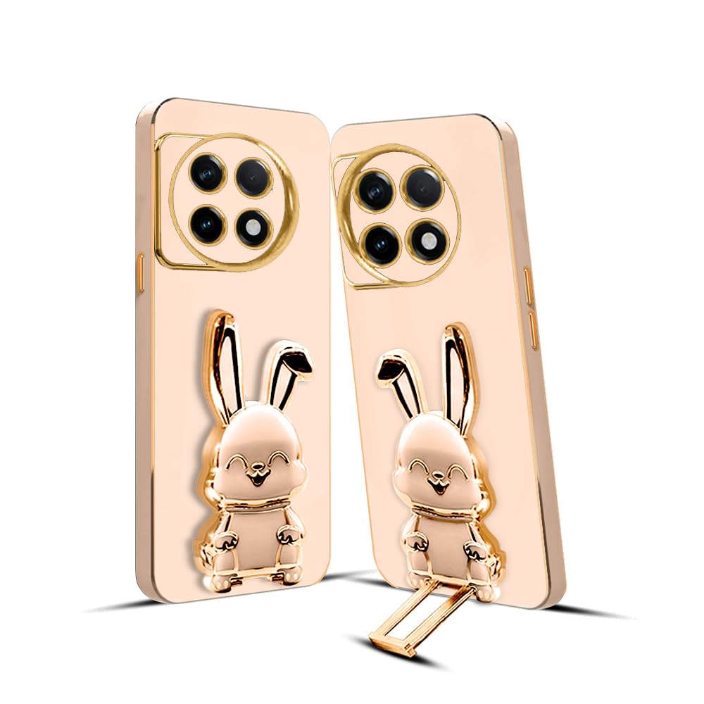 KARWAN®️ 3D Bunny with Folding Stand Back Cover Case Compatible for OnePlus 11R 5G | Slim electroplated case | Stand case | Soft TPU | Space Astro Theme | Camera Protection-Pink (B0CGNXLHR1) Amazon Price History, Amazon Price Tracker