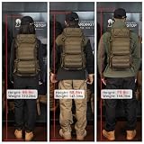 Mardingtop 25L Wanderrucksack Militär Outdoor Rucksack - Leichter Taktischer Rucksack mit MOLLE-System für Wandern, Jagd, Reisen, Sportaktivitäten, Bergsteigen