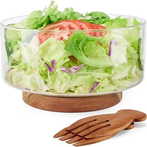 HouseJoy Large Salad Bowl Set Cover