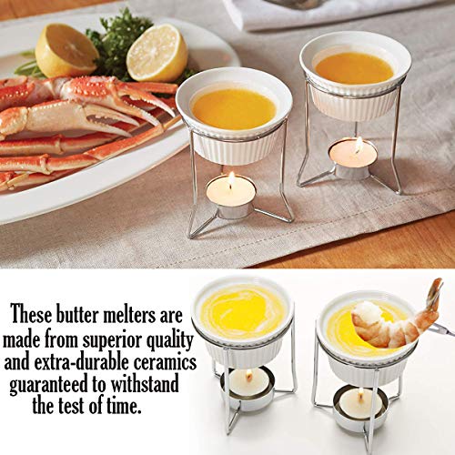 Artcome 22-Piece Seafood Tools Set Including 2 Lobster Crackers, 6 Crab Forks, 4 Lobster Shellers, 2 Butter Warmers, 1 Lobster Crab Mallets, 1 Seafood Scissor And 6 Tealight Candles #TOP7