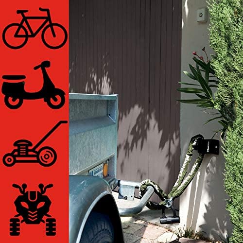 Master Lock Steel Anchor, Wall/Floor Anchor Used with Cable or Chain, Best Used to Secure Bikes to a Fixed Point