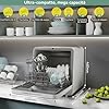 magicplux Lavastoviglie Portatile Senza Installazione, con Serbatoio Integrato 5L, Schermo a Colori, 5+3 Programmi e 3 Bracci di Lavaggio, 5 Coperti, per Appartamenti e Camper
