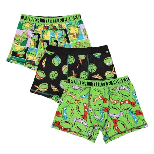 Bioworld Teenage Mutant Ninja Turtles Character Prints Men's 3-Pack Boxer Briefs