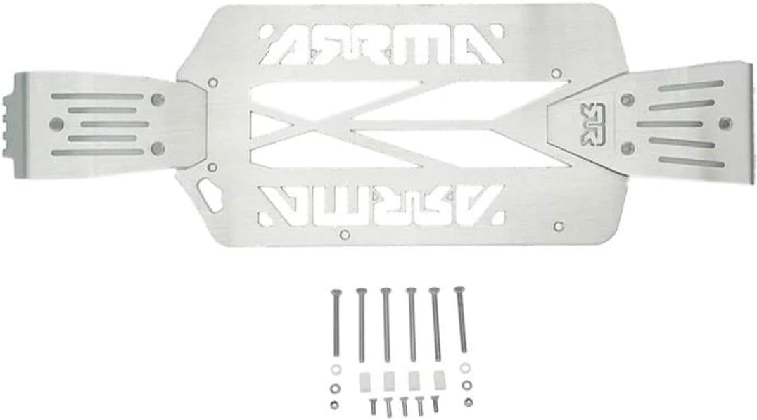 GPM Stainless Steel Skid Plates Front/Center/Rear Chassis Hollow Version : Big Rock