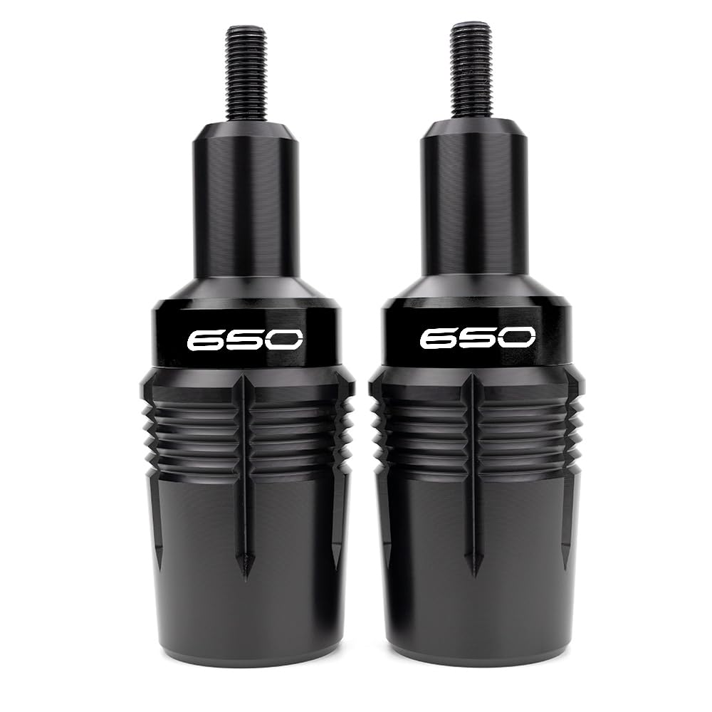 Für Kawasaki Z650 Z650RS ninja650 Z 650 RS 2017-2024 2025 Zubehör Motorrad Rahmen Schieber Absturz Ramm Schutz Z650 Ninja 650 sturzpads (Schwarz)