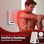 Comfytemp Red Light Therapy for Face & Body, FSA Eligible HSA Near Infrared Light Panel with Adjustable Stand, Dual-Chip 40 LEDs, 4 Modes Portable Panel with Timer for Travel Home, 660nm & 850nm, 55W - Image 5