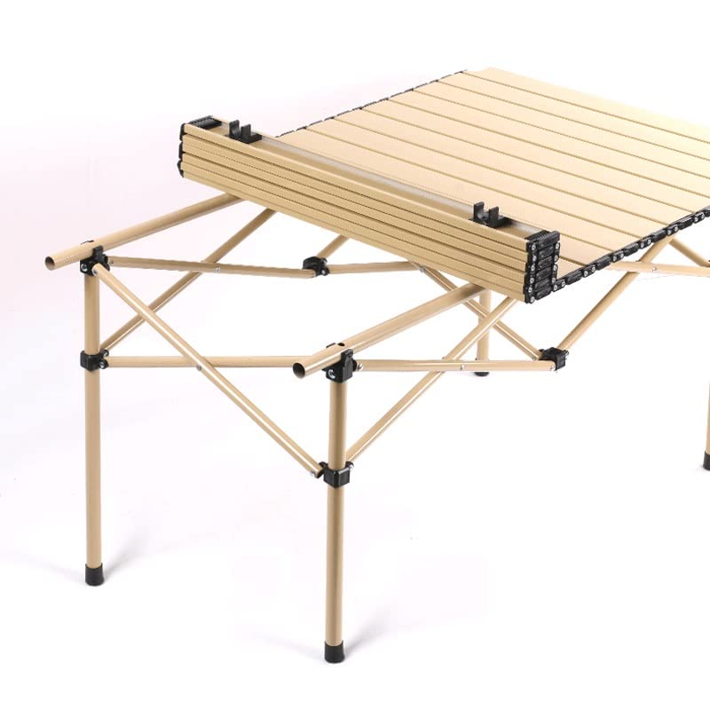 Table de pique-nique pliante aluminium table camping légère et compacte 95cm