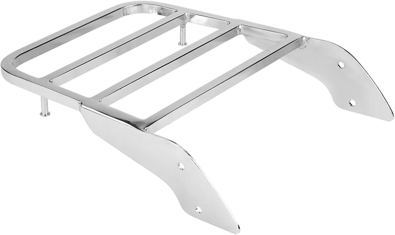 Replacement Motorcycle Rear Sissy Luggage Rack for Shadow VT750 C2 1997-2003 Chrome Silver