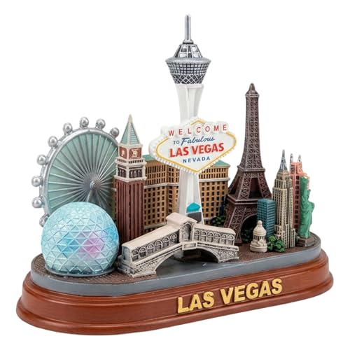 Estatua Miniatura Skyline de Las Vegas 5.5 pulgadas