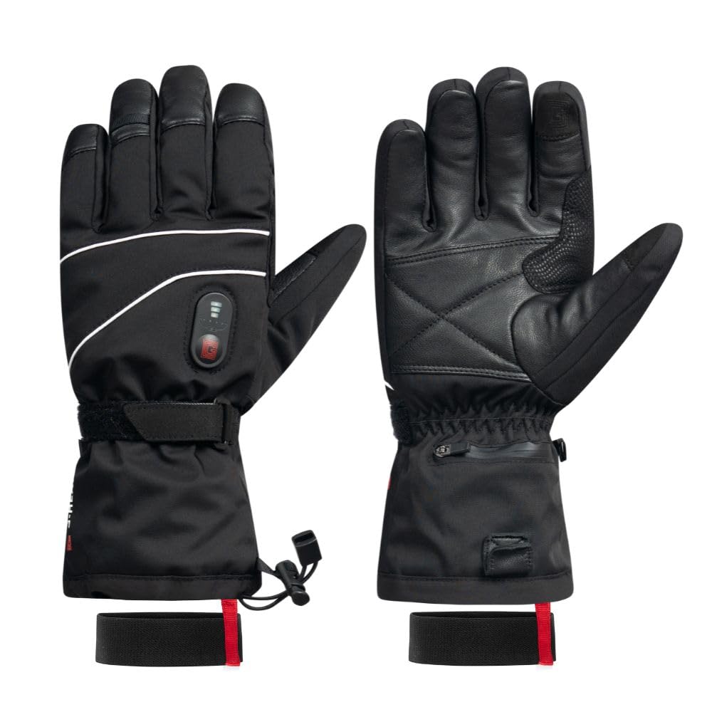 G-HEAT – Beheizbare Skihandschuhe EVO‑2 Unisex | Beheizbare Handschuhe für Wintersport & Outdoor-Aktivitäten | Wasserdicht, Winddicht, Touchscreen-kompatibel