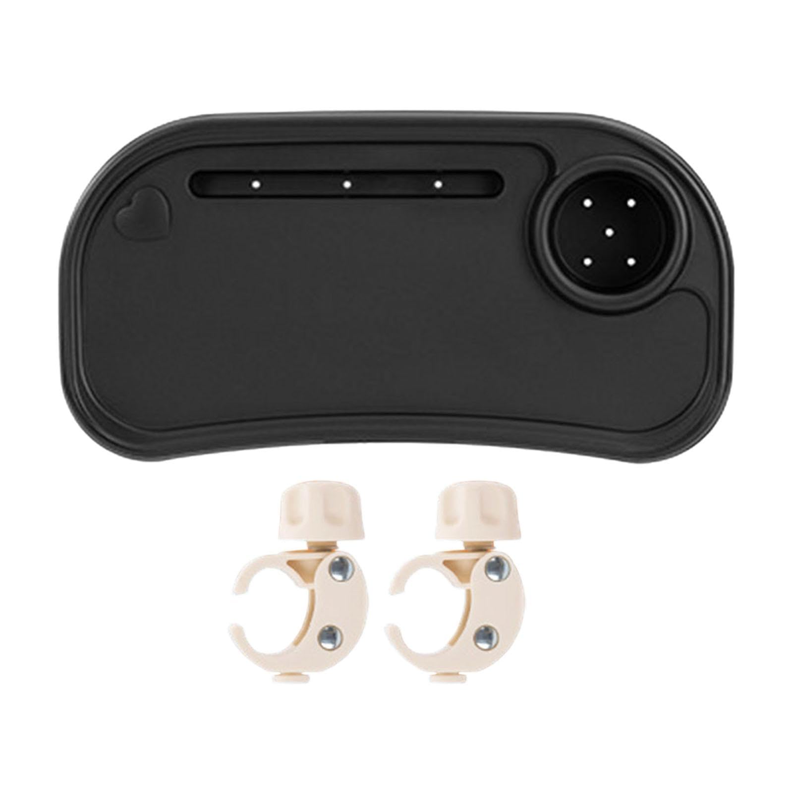 Harilla Plateau à goûter Universel pour Poussette avec Porte-gobelet antidérapant, Accessoire Amovible Professionnel Universel pour Poussette.