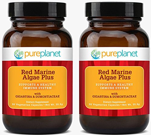 Pure Planet Red Marine Algae Plus - 90 VegCaps (Pack of 2)