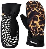 Volcom Herren Nyle Isolierte Pfeife und Park Winter Snowboard Skihandschuh, Goldene Giraffe S3, X-Large