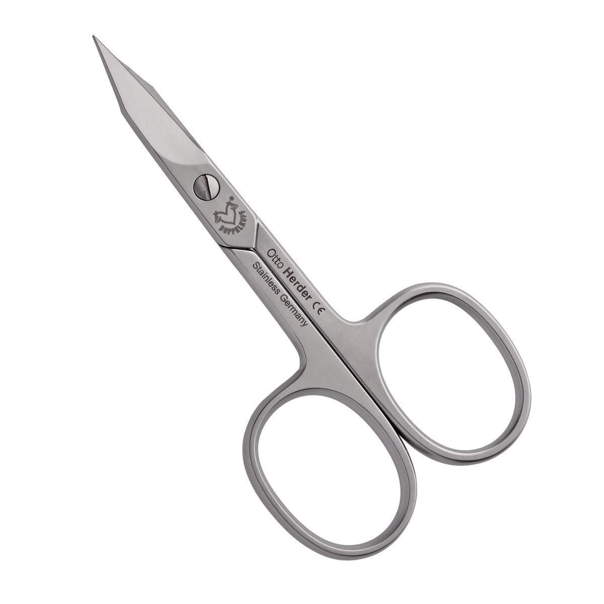 Otto Herder – Tijeras de uñas combinadas extra afiladas para piel y uñas inoxidables en estuche – Tijeras para uñas gruesas y cutículas sobresalientes