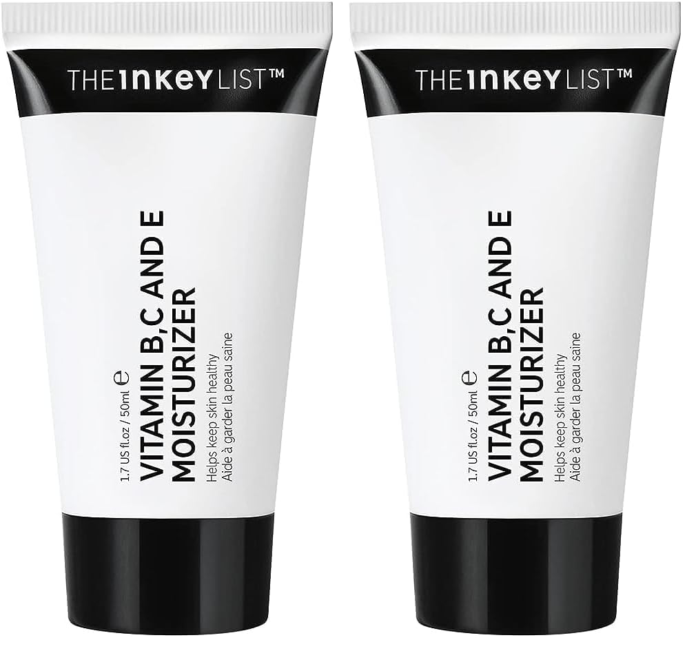 The INKEY List Vitamin B, C und E feuchtigkeitsspendende Creme um die Haut gesund zu halten 50 ml (Packung mit 2)