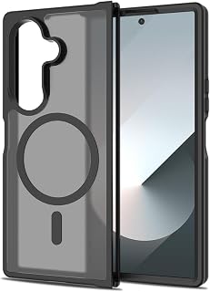 Samsung Galaxy Z Fold 7 İçin Kamera Korumalı Manyetik Şarj Özellikli Şeffaf Tunex Kapak