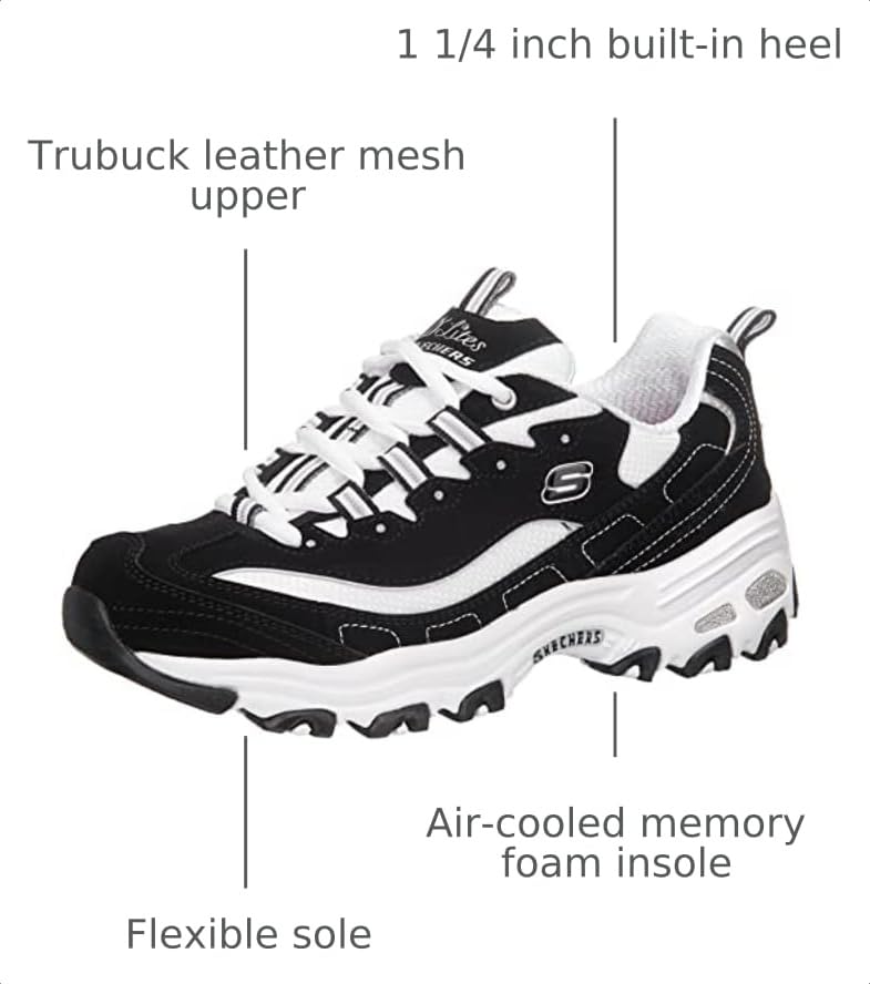 Image of Skechers womens D'lites Biggest Fan