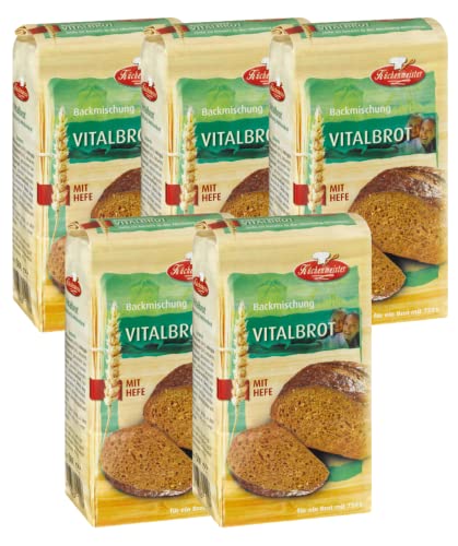 BIELMEIER 2,5 KG KÜCHENMEISTER Brotbackmischung Vital-Brot a 0,5 KG Frießinger Mühle Cover