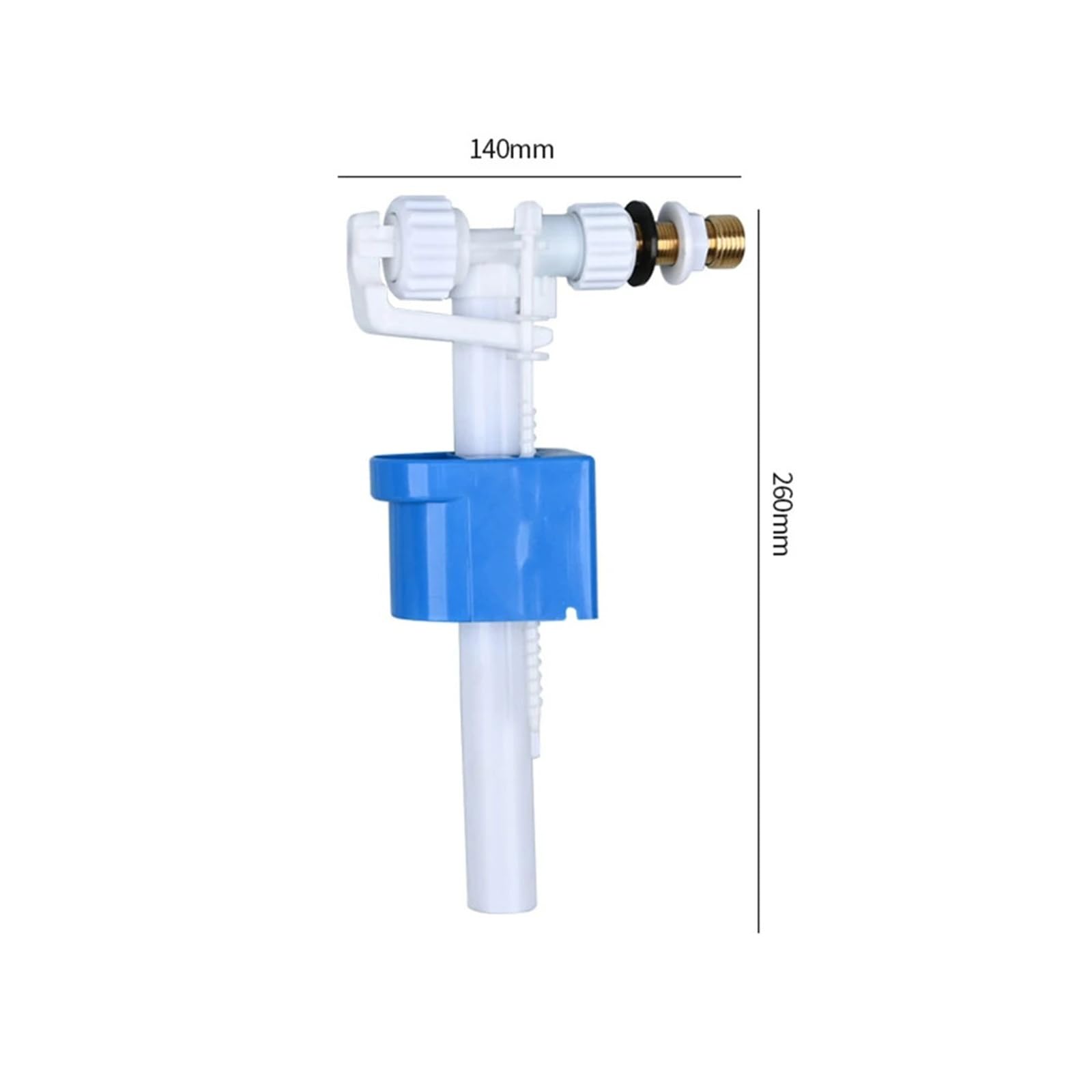 Fluxómetro manual para inodoro Válvula De Llenado Cisterna, Accesorios For Tanque Agua Inodoro, Piezas Repuesto