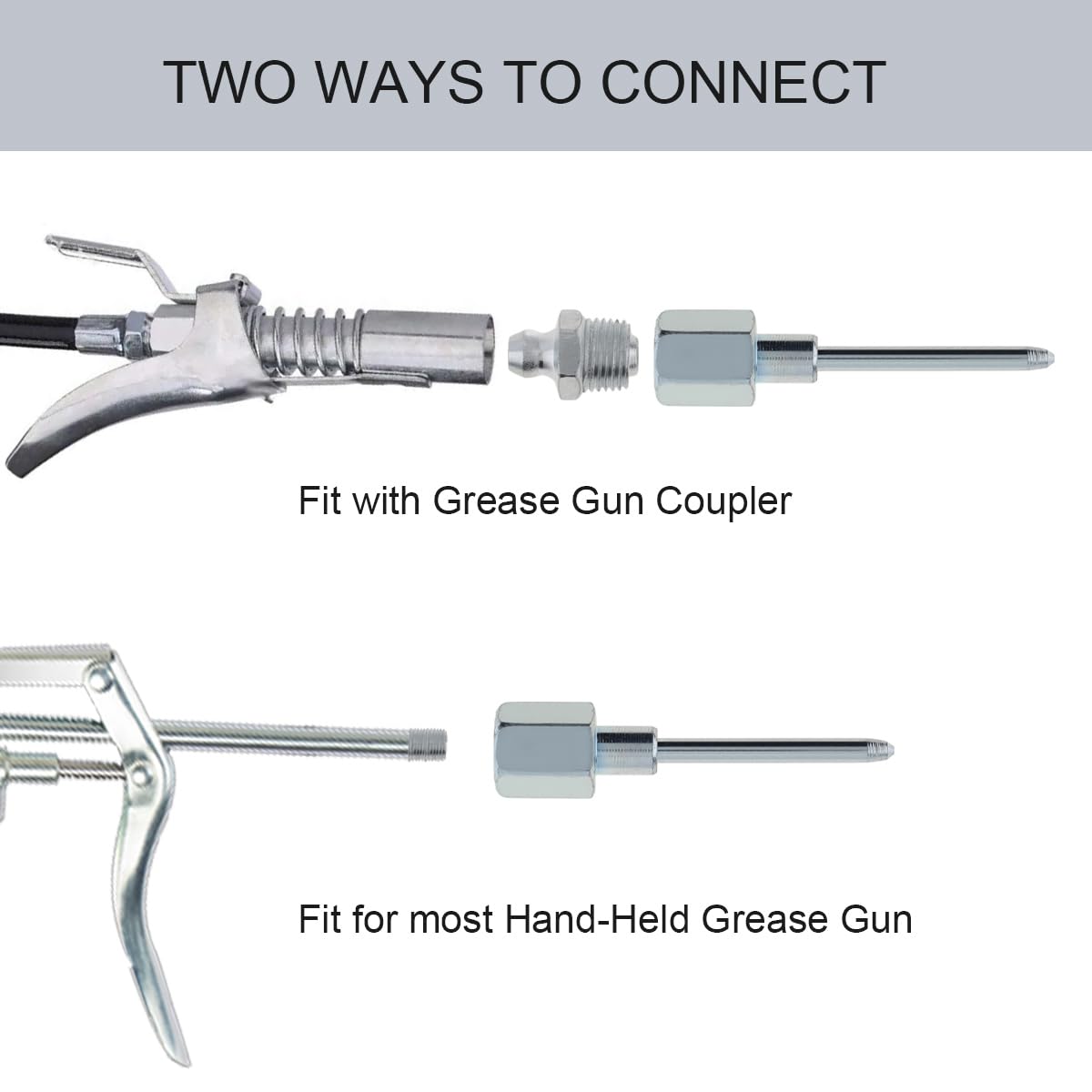 Industrial Machine Grease Accessory 4pcs Grease Gun Needle Nozzle ...