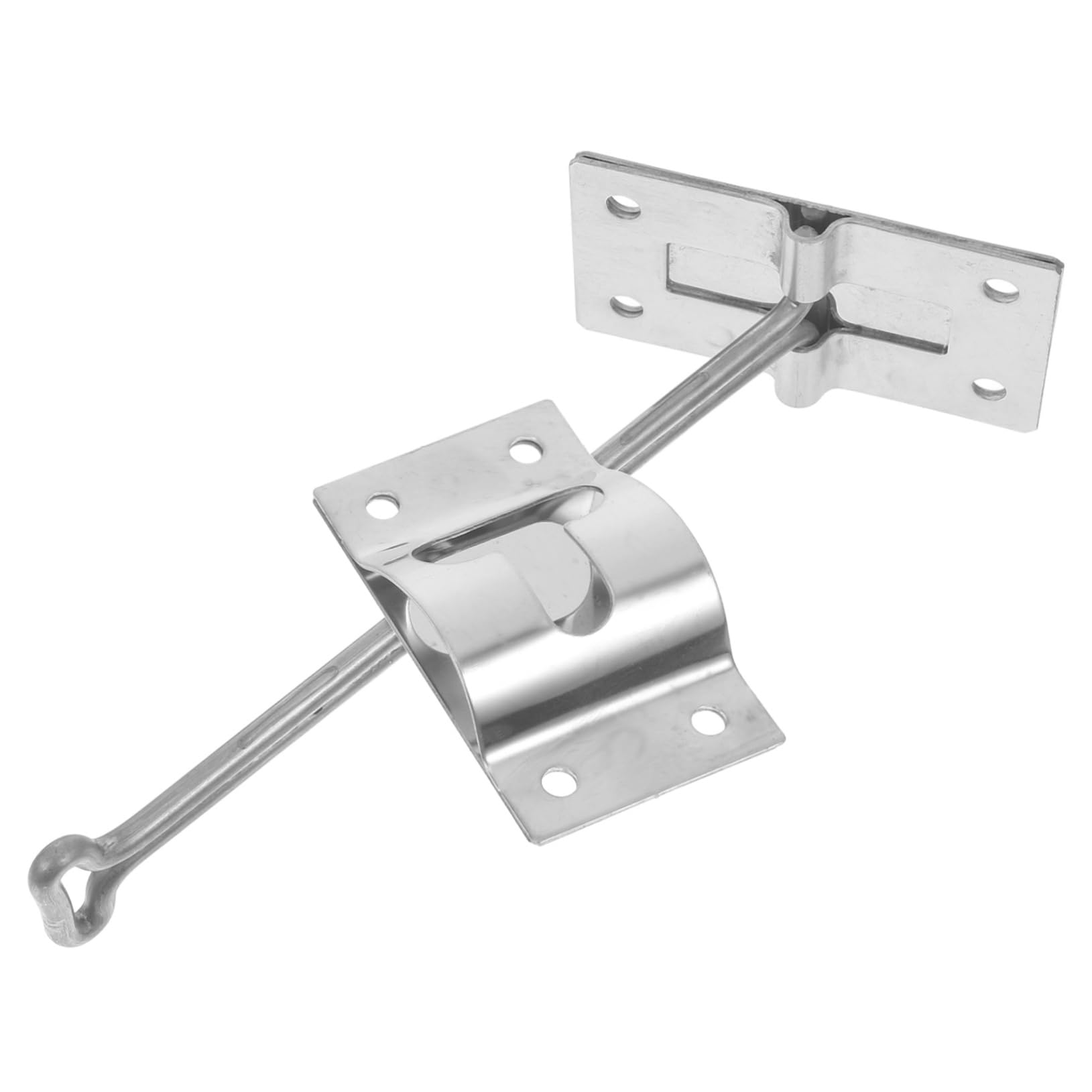 5 Juegos conectar empujar para abrir la puerta detener frente Cerraduras sello de puerta de garaje hardware de la puerta de rv pestillo del soporte de la puerta rv Acero inoxidable OUNONA