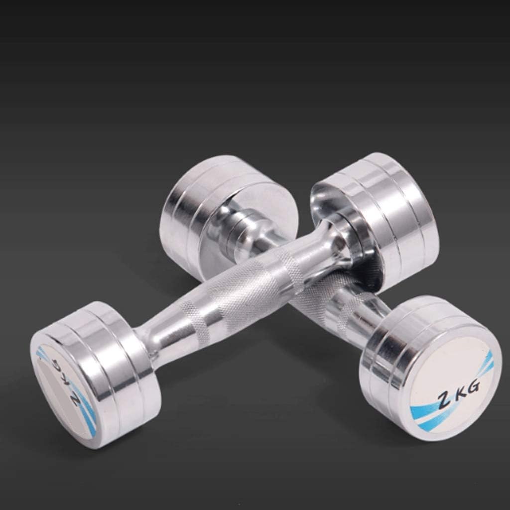 Regulowane hantle Zestaw hantli ciężarków 5 par Hantle fitness Pure Steel do ćwiczeń w domu dla kobiet(4kg(2kg*2))