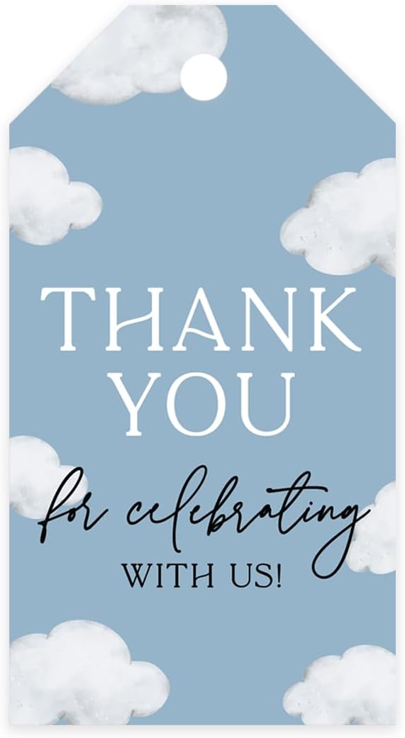 Andaz Press Classic Winnie the Pooh Baby Shower Decorations 2x3.75 Pooh Bear and Friends Thank You for Celebrating with Us Tags with String Baby Shower Tags for Favors Pooh Bear Decorations, 20 Pack image 4