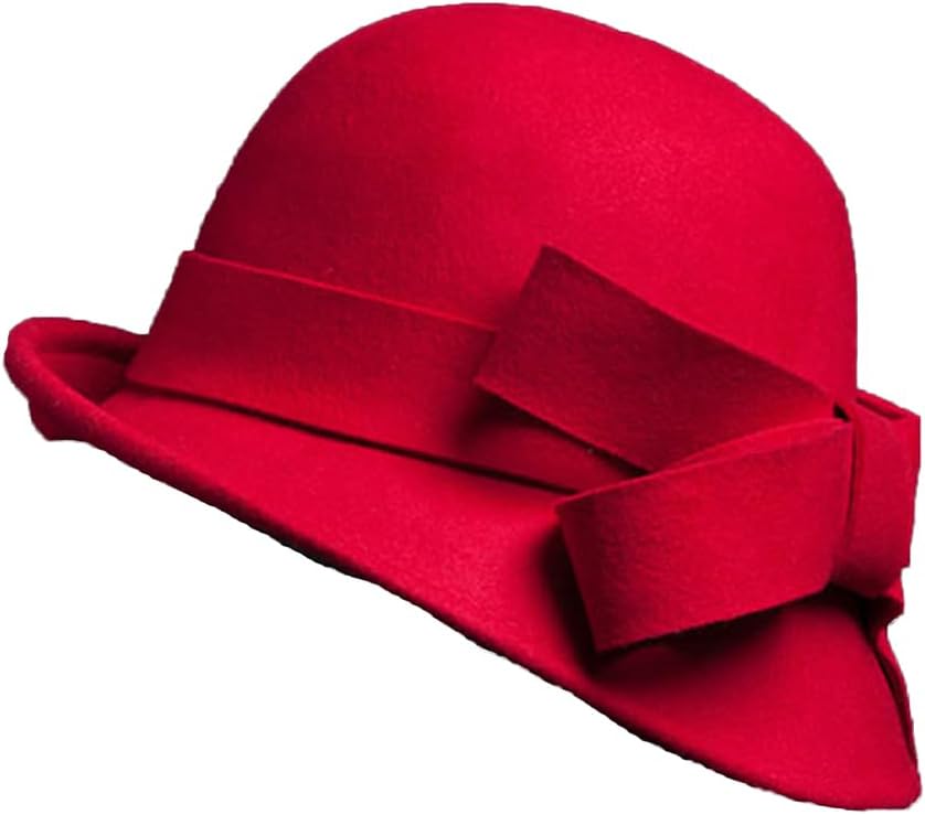 Wool Felt Vintage Winter Warm Hats for Women Bowknot Pillbox Cap Ladies Fascinator Kentucky Party Ceremony Church Fedoras - Image 6