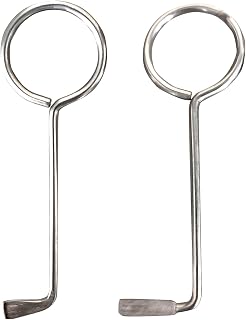 2 Stück Profi Dietrich Set,Buntbartschlüssel Universal,Bartschlüssel | Aus Edelstahl,Geeignet zum Öffnen von Türschlössern,Türöffner Schlüssel für BuntBart Schloss Zimmertüren
