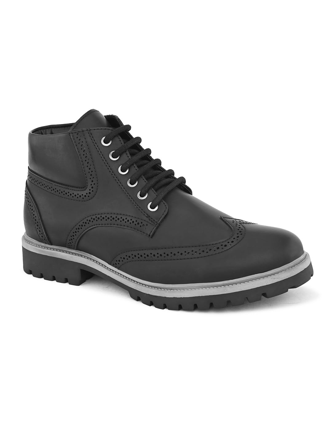 Carlton London Mens Stylish Comfortable Casual Boots Colour-Black, Size-UK 11 (B0CMQCSH37) Amazon Price History, Amazon Price Tracker