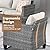 XIZZI Outdoor Rattan Patio Furniture Set, 5 Pieces All Weather Grey Wicker Conversation Set with Sofa Couch, Chairs and Ottomans for Garden,Deck and Backyard (Beige)