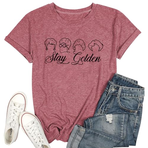 Golden Girls Shirt Women Stay Golden T Shirts...