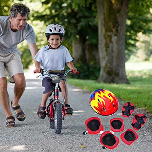 Juego de protección para monopatín infantil con casco regulable para tardes seguras en el parque 7