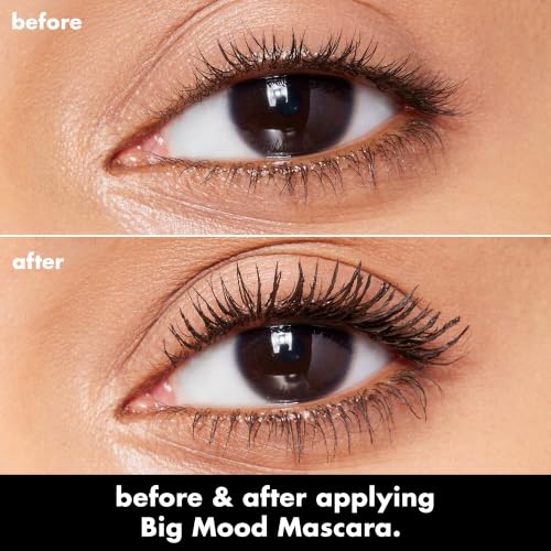 e.l.f. Big Mood Mascara, Instantly Creates Long-Lasting, Bold & Lifted, Voluminous Lashes, Infused with Jojoba Wax, Deep Brown, 0.30 fl Oz - image 4