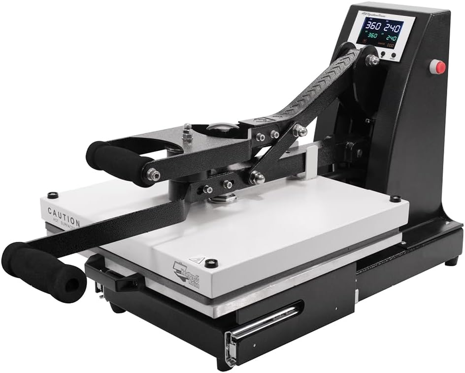 Heat Press Nation Signature Pro 15" x 15" Slide Out Drawer Heat Press (AutoOpen