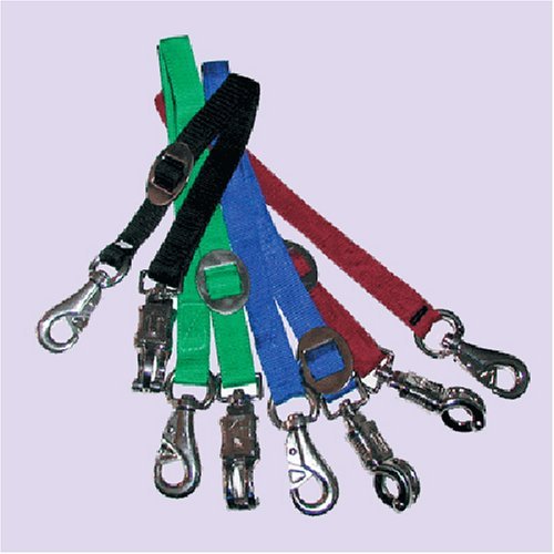 Nylon Web Trailer Tie W/Nickle Snap 32 Black