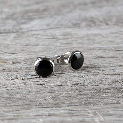 Earth Accessories Organic Wood Stud Earrings For Women - Earring Set Ear Rings With Surgical Steel #TOP2