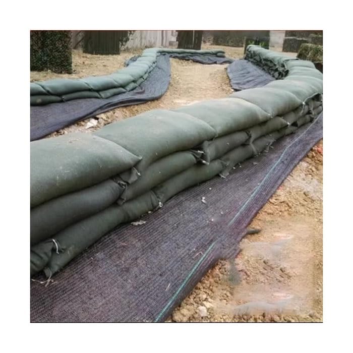 Bolsas de arena contra inundaciones que evitan humedades en el garaje activadas por agua