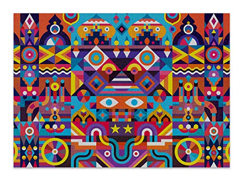 Cloudberries Symmetry - Anspruchsvolles, symmetrisches 1000 Teile Puzzle für Erwachsene mit Hellen, bunten Farben! – Bild 3