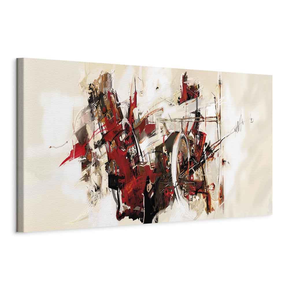 murando - Quadro in Rilievo Astratti Beige 120x40 cm 1 Pezzo su Tela Strutturata XXL Grande - Quadri Moderni Soggiorno - Stampe da Parete Moderno - Stampa Artistica Dipinta a Mano - Moderno 0101-59