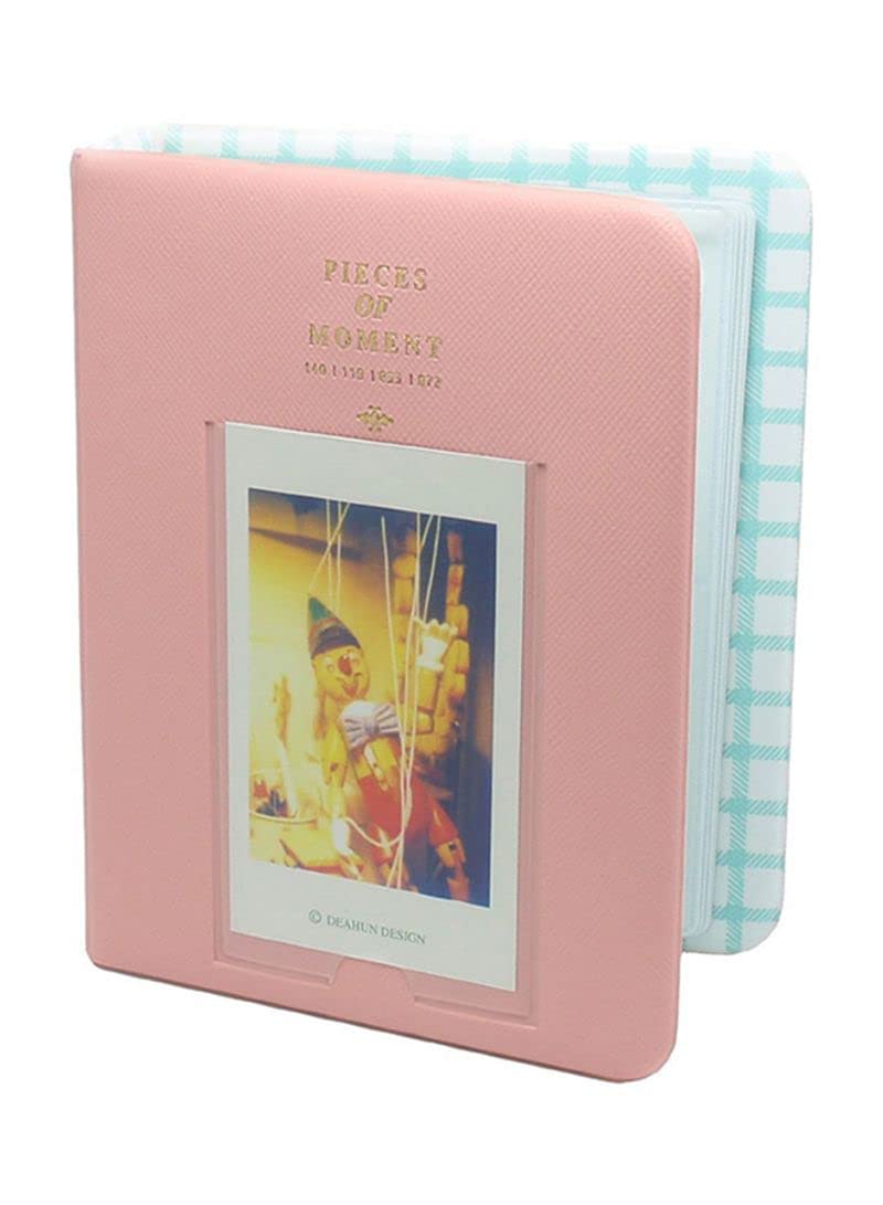 Coolbaby Pieces Of Moment Mini Book Album Instax Mini 7S 8 25 50S 90 - Instax Sp-1 5X5X1Inch Pink