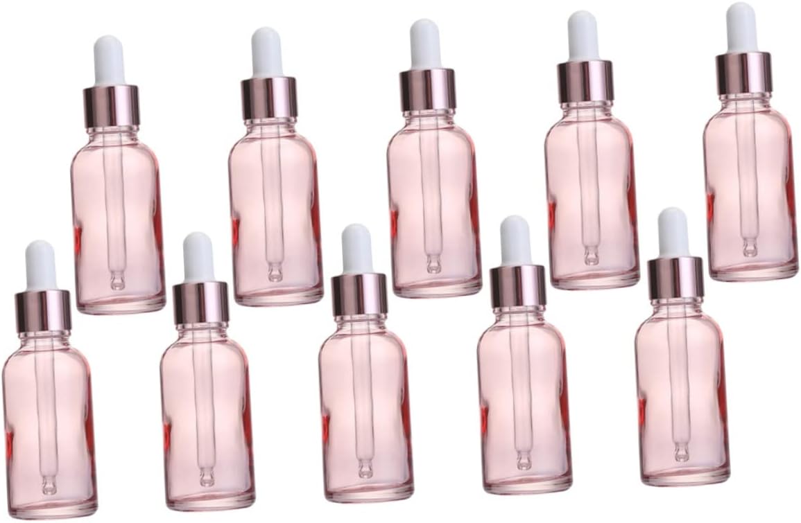 Outanaya 30Pcs Portable Dropper Bottles for Essential Oils Sub Bottles Travel Friendly Leak Design for DIY Perfumes and Liquid Care
