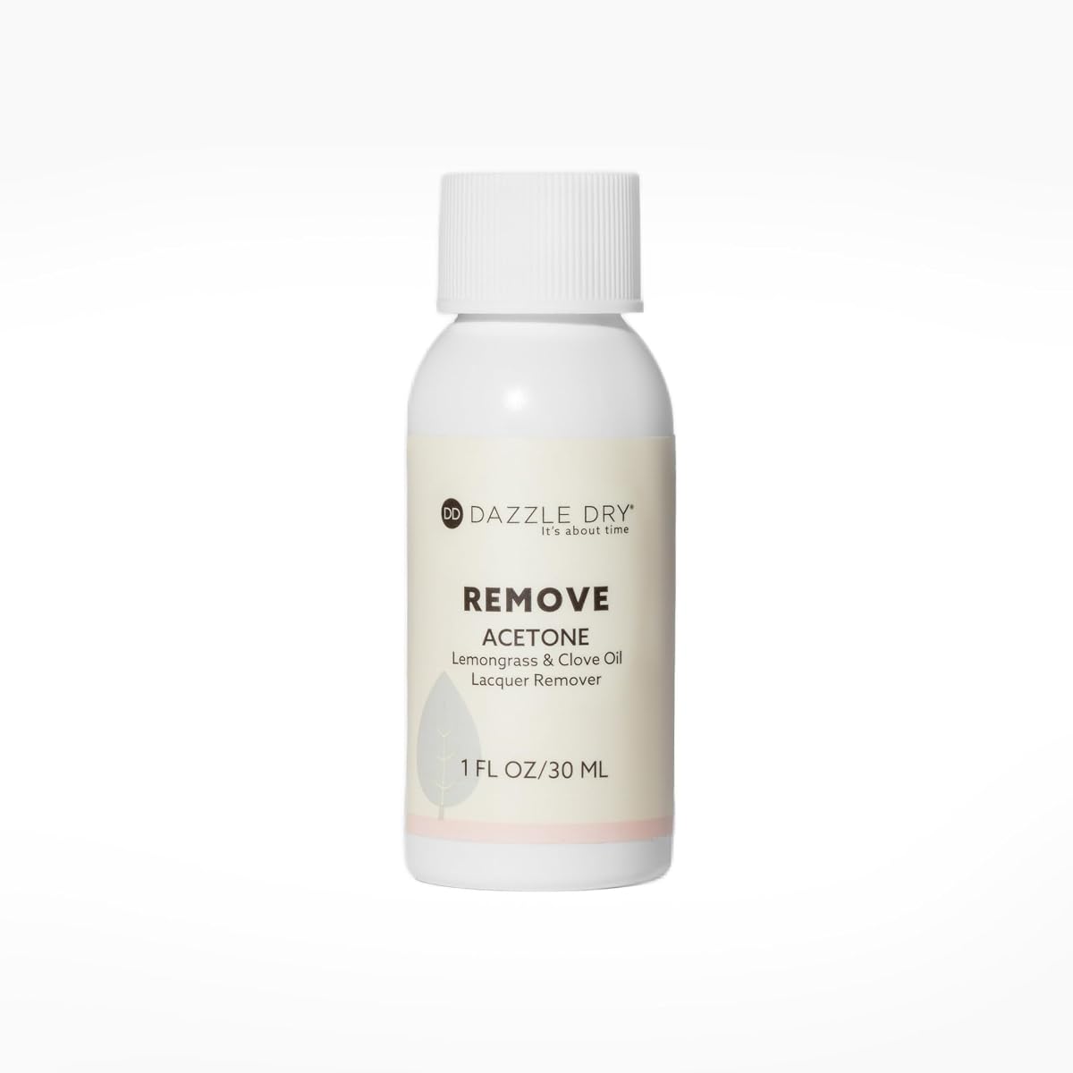 Acetone Nail Polish Remover – Lemongrass & Clove Oil (1 fl oz) | Vegan & Cruelty-Free · Moisturizing Lemongrass & Clove Oils · Works With Any Nail Polish · Menda Pump