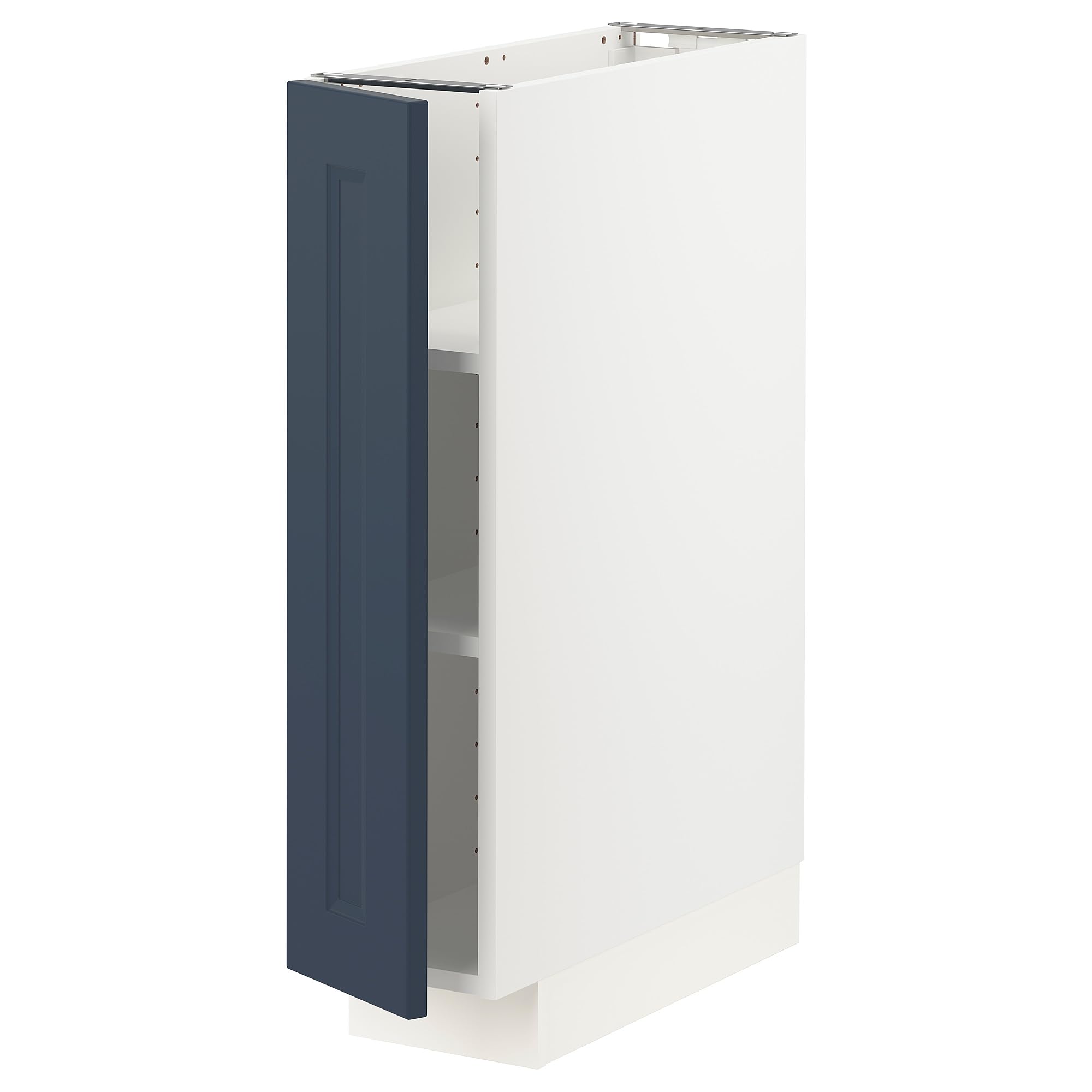 Meuble bas METOD étagères de cuisine Axstad bleu mat meuble gain de place