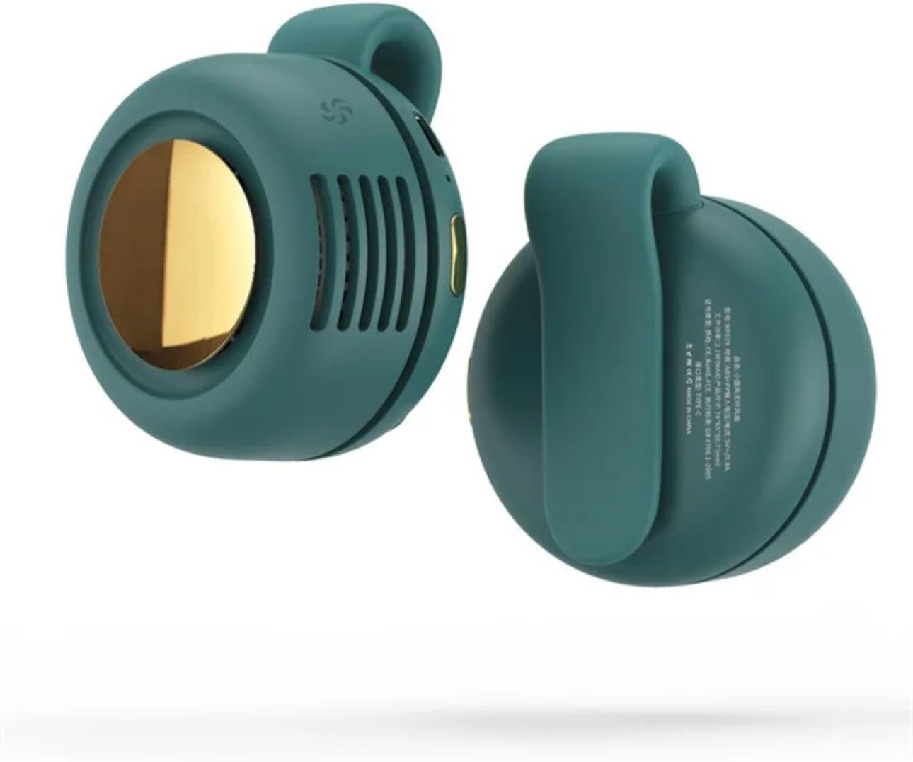 Mini ventilador portátil recargable por USB, giratorio de 360, 3 velocidades, pequeño ventilador de refrigeración para exteriores e interiores,