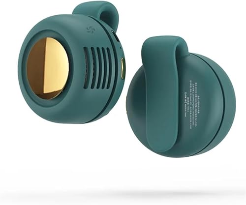 Mini ventilador portátil recargable por USB, giratorio de 360, 3 velocidades, pequeño ventilador de refrigeración para exteriores e interiores,