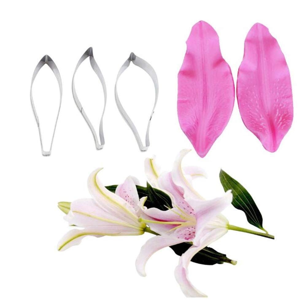 Stampo Silicone Fiori Giglio Calla Per Decorazione Torte - Fondente E Cioccolato - Foto 4