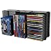 Atlantic 36635731 Domino Disc Storage Module 45 CD/21 DVD, Black
