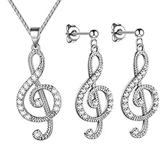 Necklace/Earrings set-silver